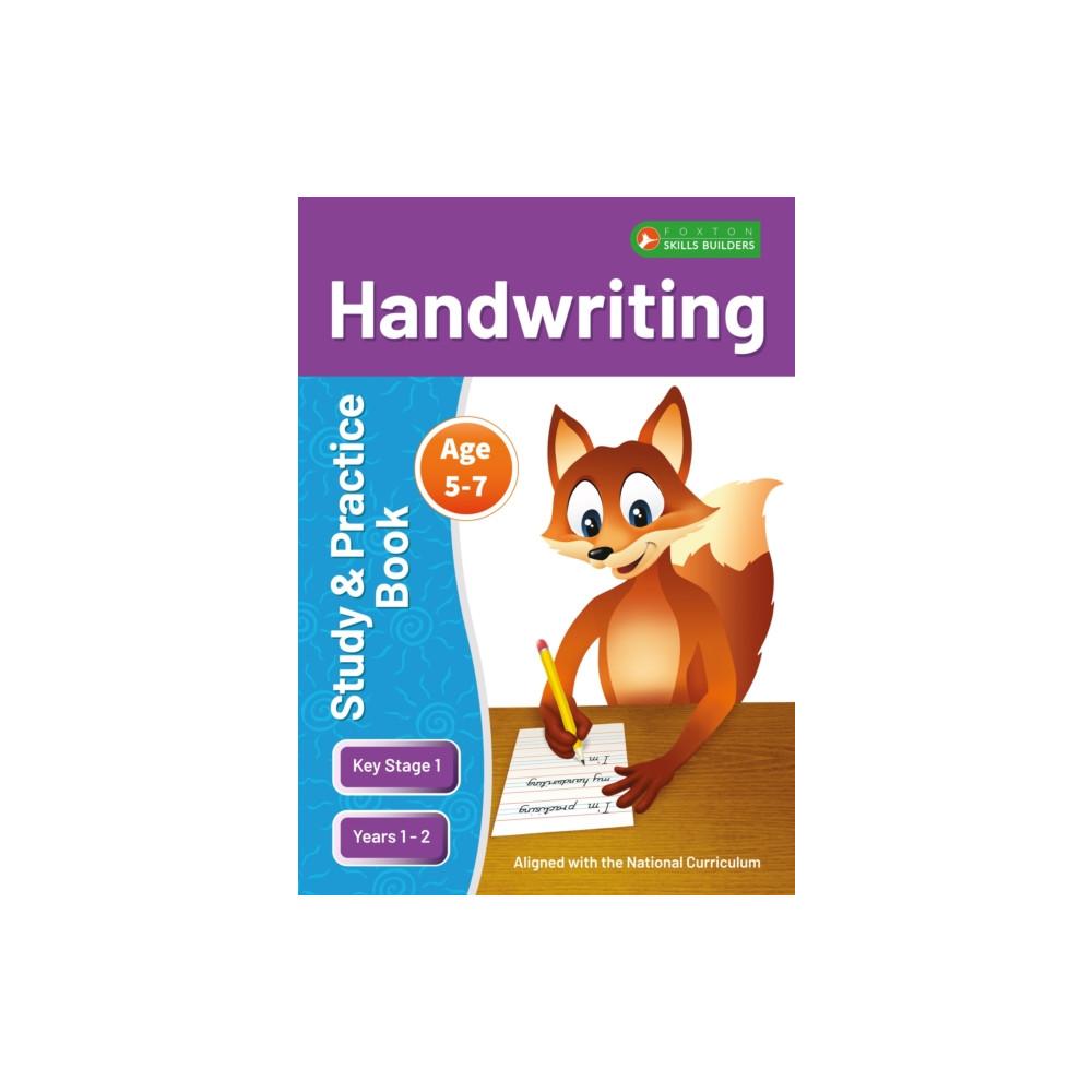 Produktbild för KS1 Handwriting Study & Practice Book for Ages 5-7 (Years 1 - 2) Perfect for learning at home or use in the classroom (häftad, eng)