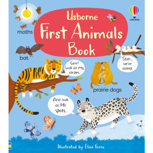 Usborne Publishing Ltd First Animals Book (bok, board book, eng)