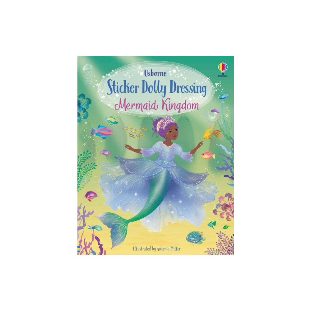 Produktbild för Sticker Dolly Dressing Mermaid Kingdom (häftad, eng)