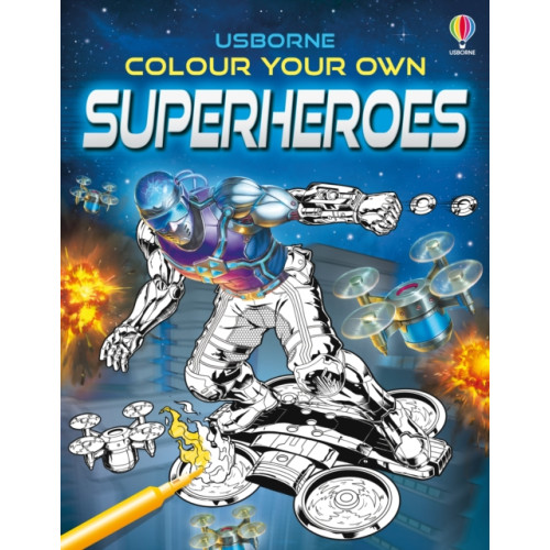 Usborne Publishing Ltd Colour Your Own Superheroes (häftad, eng)