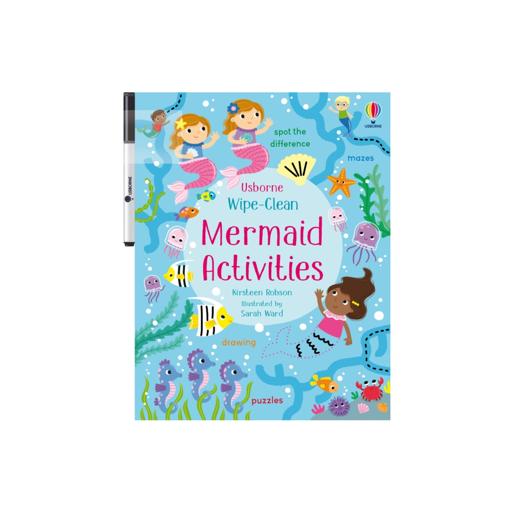 Produktbild för Wipe-Clean Mermaid Activities (häftad, eng)