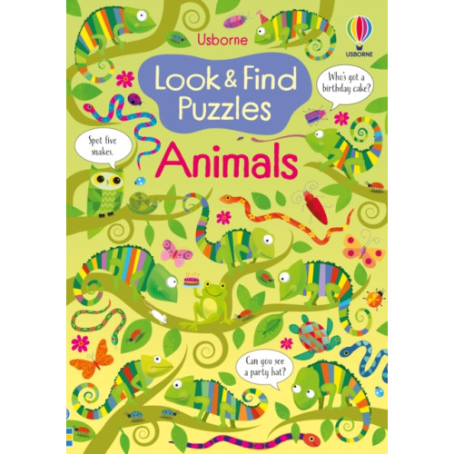 Usborne Publishing Ltd Look and Find Puzzles Animals (häftad, eng)