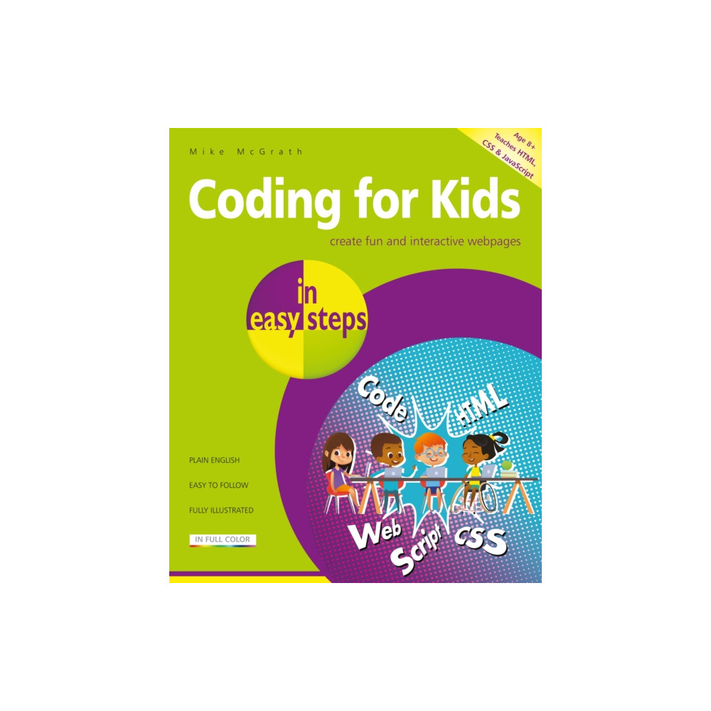 Produktbild för Coding for Kids in easy steps (häftad, eng)