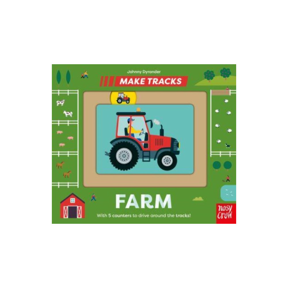 Produktbild för Make Tracks: Farm (bok, board book, eng)