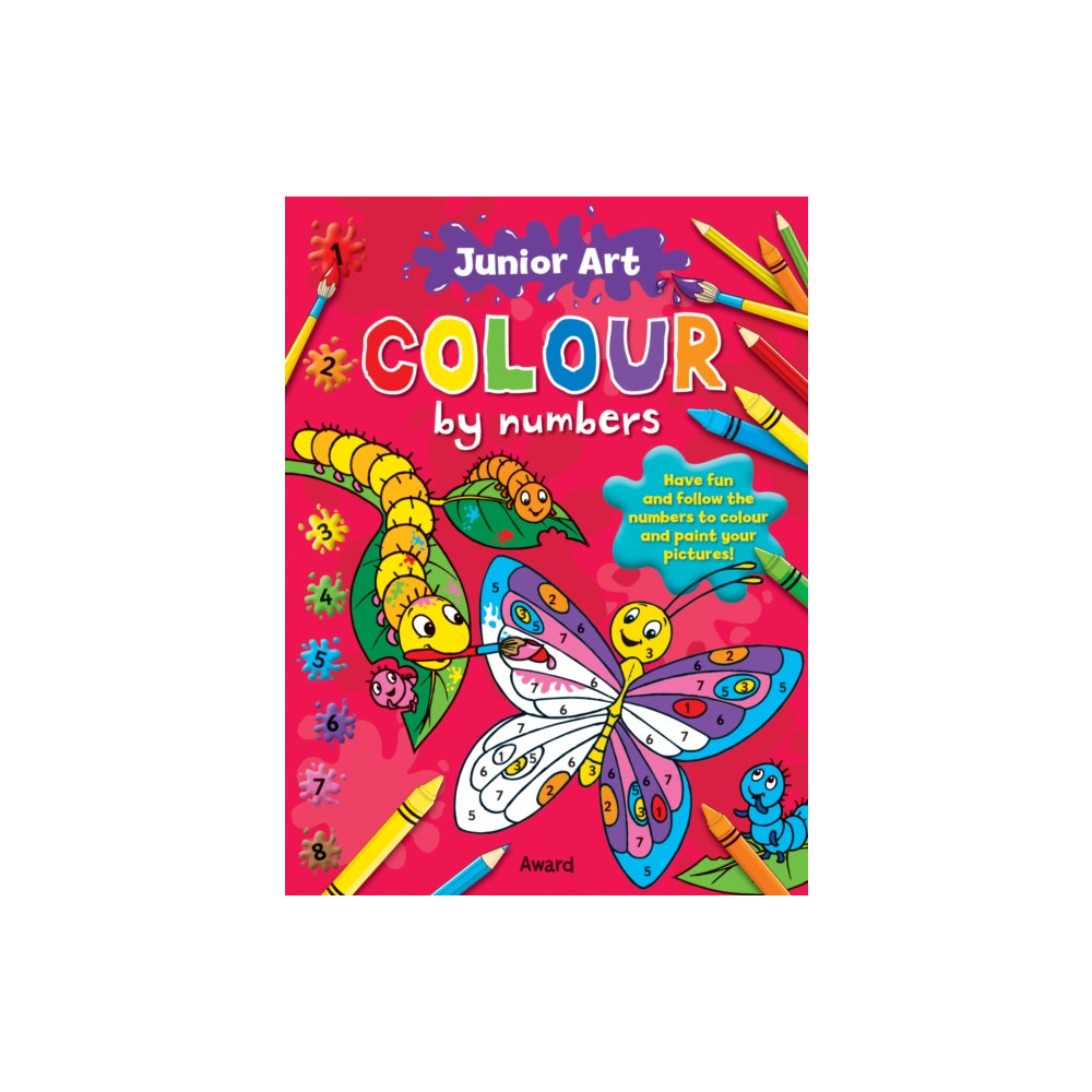 Produktbild för Junior Art Colour By Numbers: Butterfly (häftad, eng)