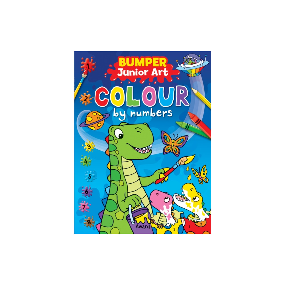 Produktbild för Junior Art Bumper Colour By Numbers (häftad, eng)