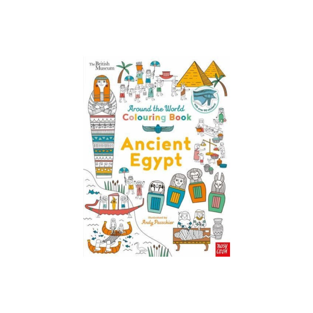 Produktbild för British Museum: Around the World Colouring: Ancient Egypt (häftad, eng)