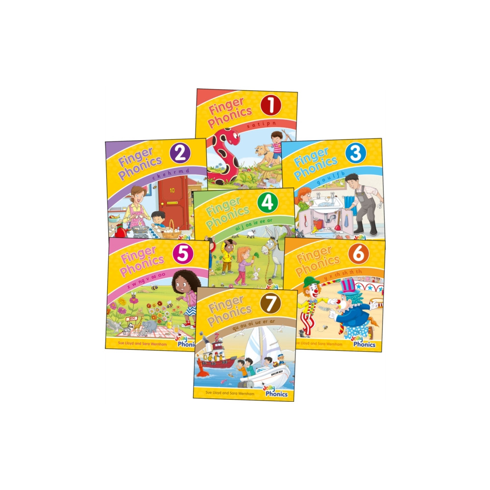 Produktbild för Finger Phonics Books 1-7 (bok, board book, eng)