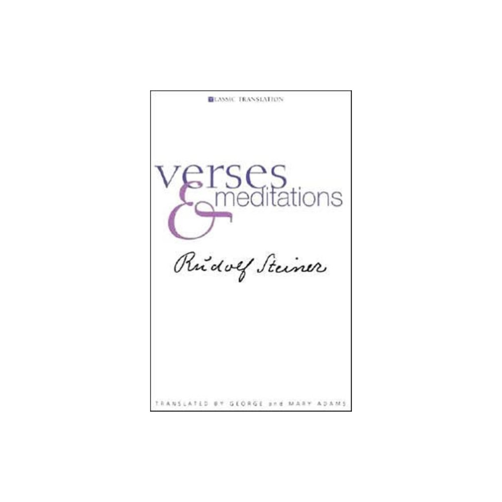 Produktbild för Verses and Meditations (häftad, eng)