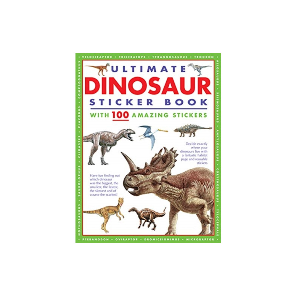 Produktbild för Ultimate Dinosaur Sticker Book (häftad, eng)