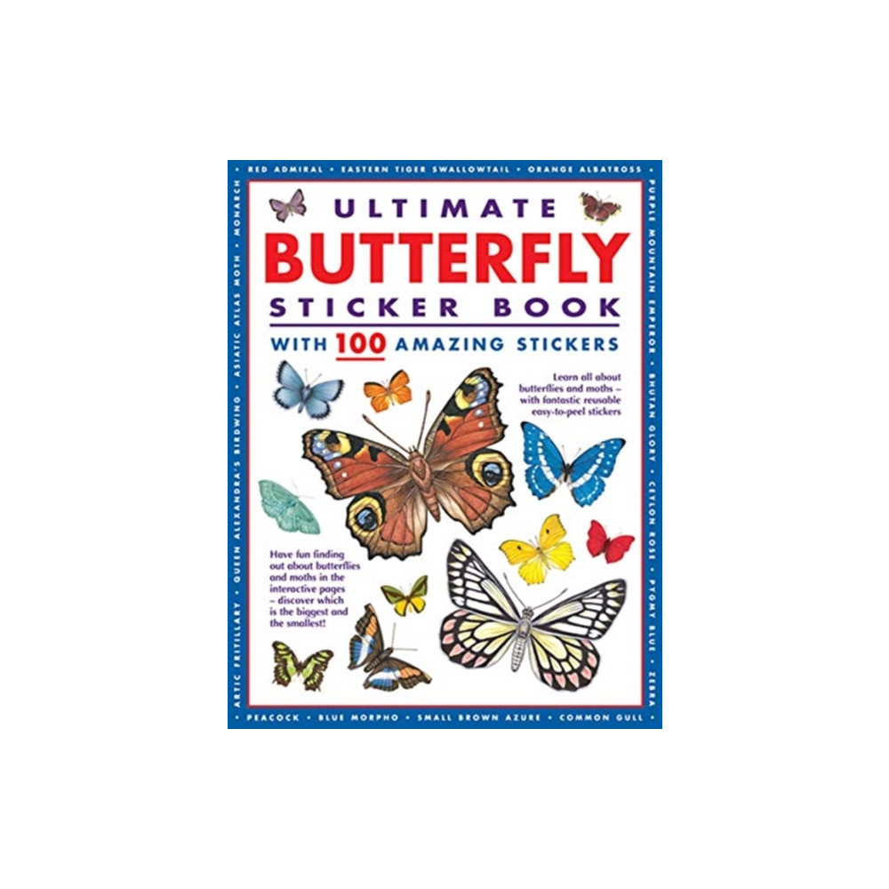 Produktbild för Ultimate Butterfly Sticker Book (häftad, eng)