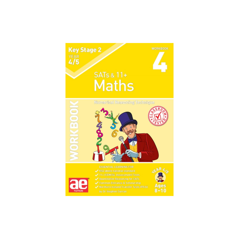 Produktbild för KS2 Maths Year 4/5 Workbook 4 (häftad, eng)