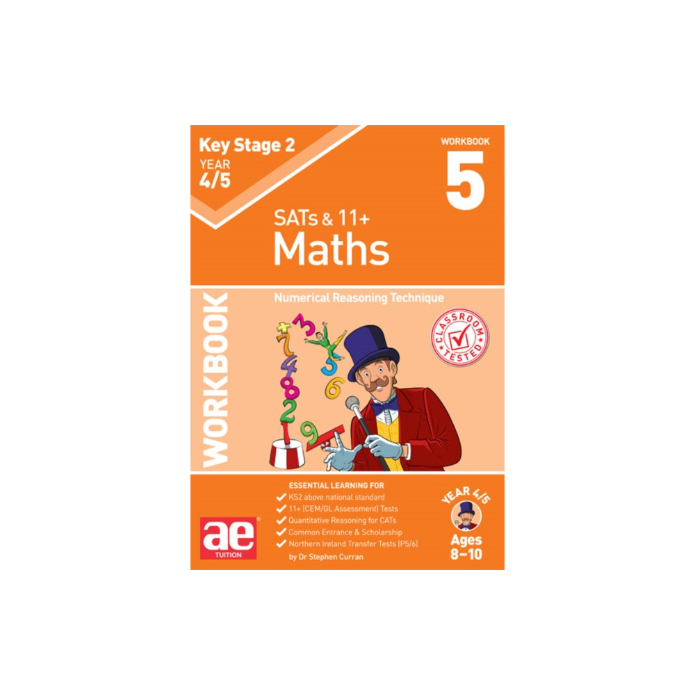 Produktbild för KS2 Maths Year 4/5 Workbook 5 (häftad, eng)