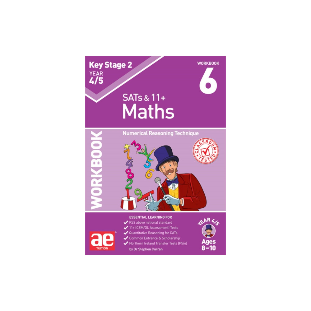 Produktbild för KS2 Maths Year 4/5 Workbook 6 (häftad, eng)