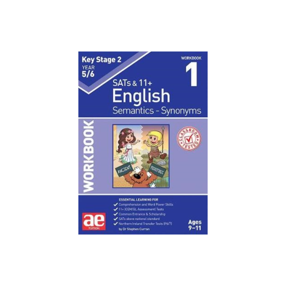 Produktbild för KS2 Semantics Year 5/6 Workbook 1 - Synonyms (häftad, eng)