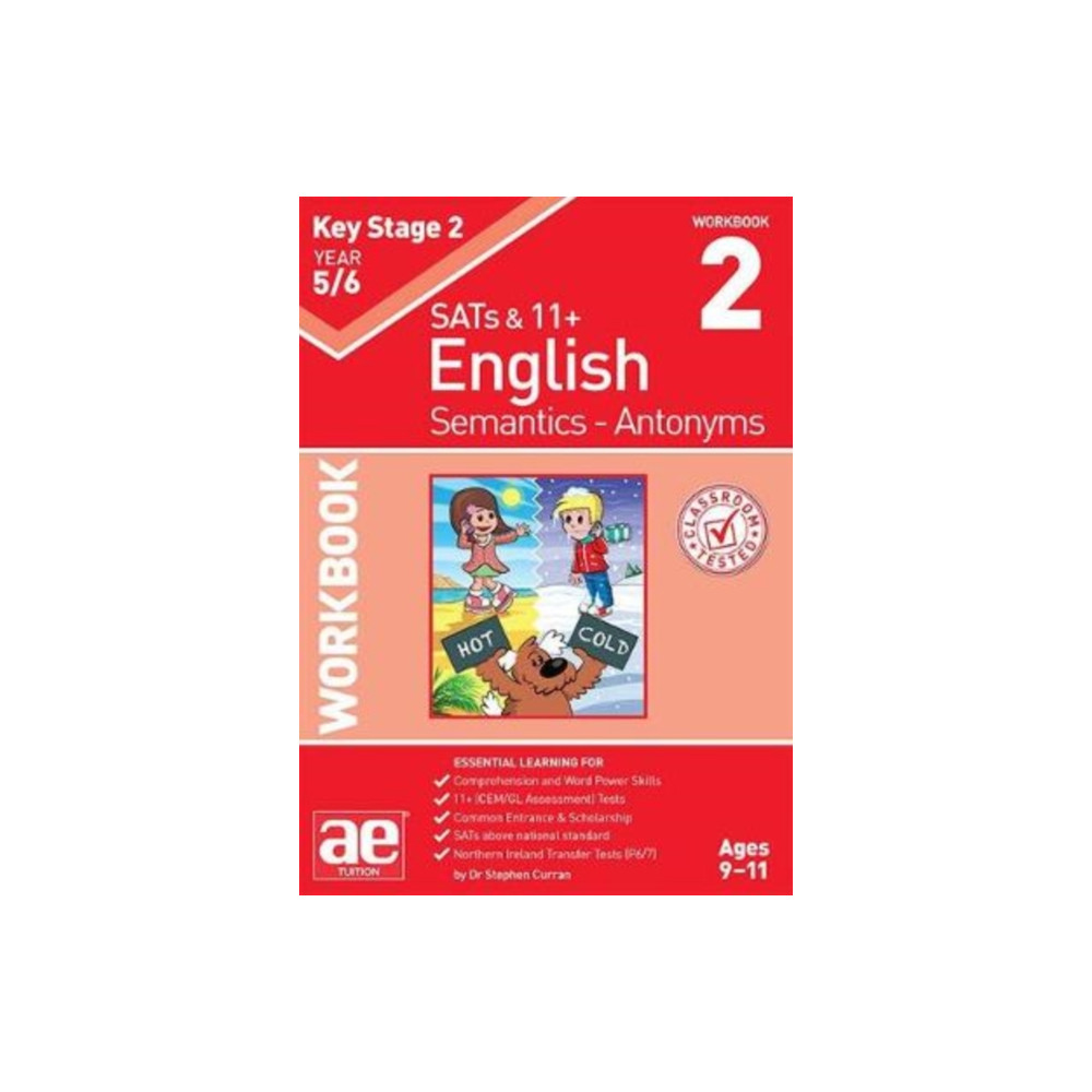 Produktbild för KS2 Semantics Year 5/6 Workbook 2 - Antonyms (häftad, eng)