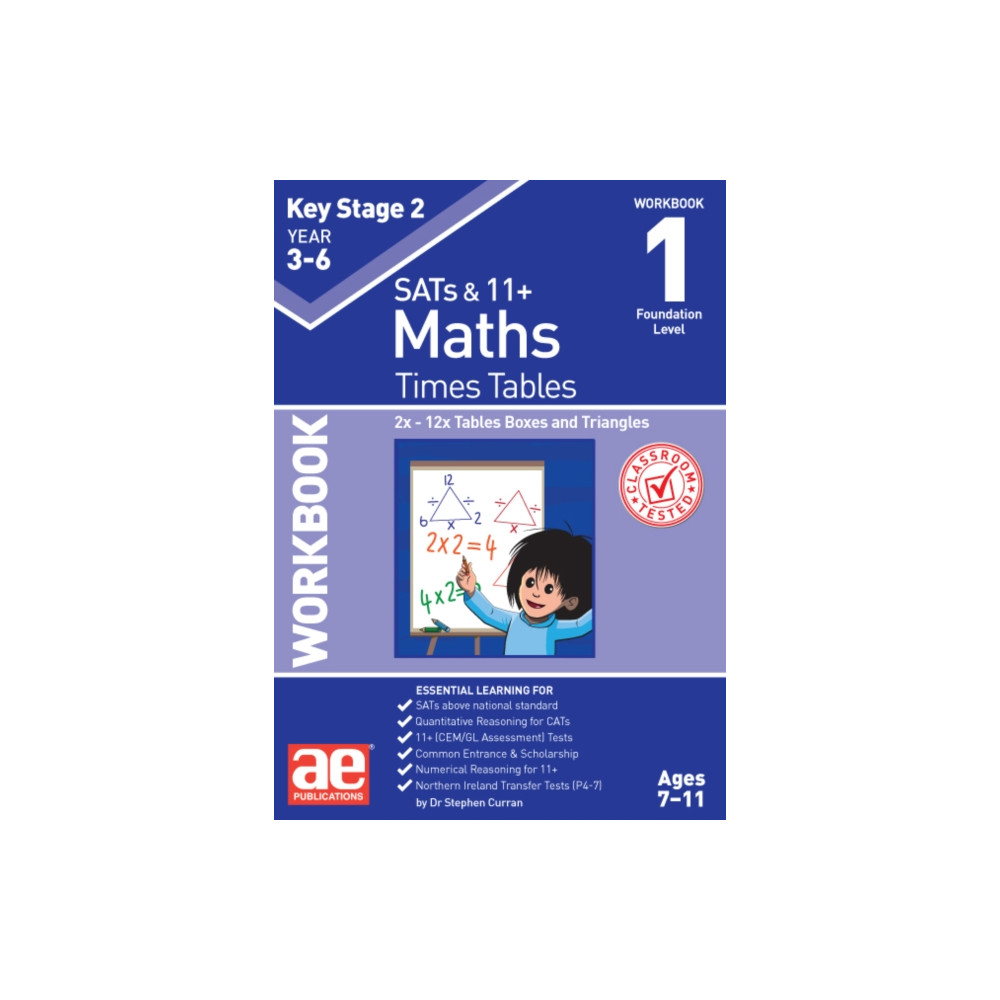 Produktbild för KS2 Times Tables Workbook 1 (häftad, eng)