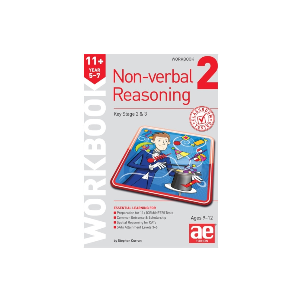 Produktbild för 11+ Non-verbal Reasoning Year 5-7 Workbook 2 (häftad, eng)