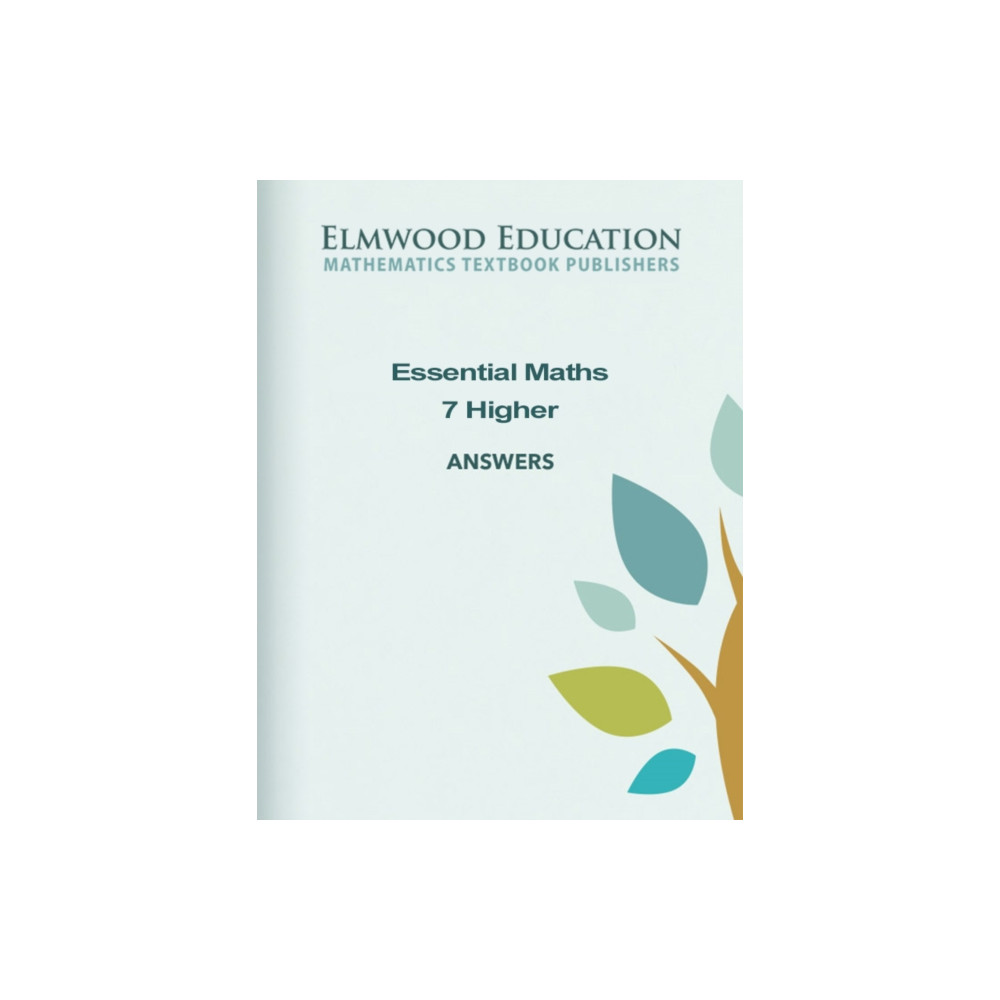 Produktbild för Essential Maths 7 Higher Answers (häftad, eng)