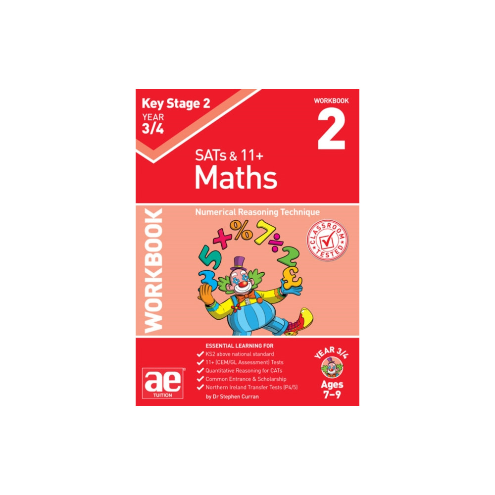 Produktbild för KS2 Maths Year 3/4 Workbook 2 (häftad, eng)
