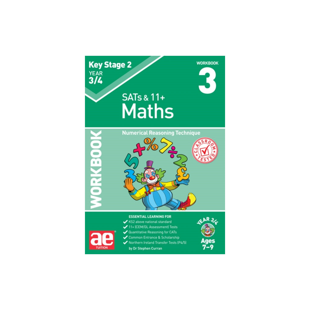 Produktbild för KS2 Maths Year 3/4 Workbook 3 (häftad, eng)