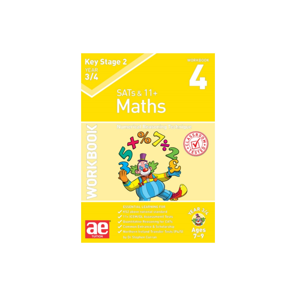 Produktbild för KS2 Maths Year 3/4 Workbook 4 (häftad, eng)