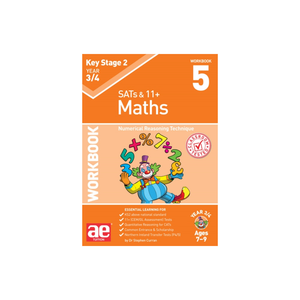 Produktbild för KS2 Maths Year 3/4 Workbook 5 (häftad, eng)