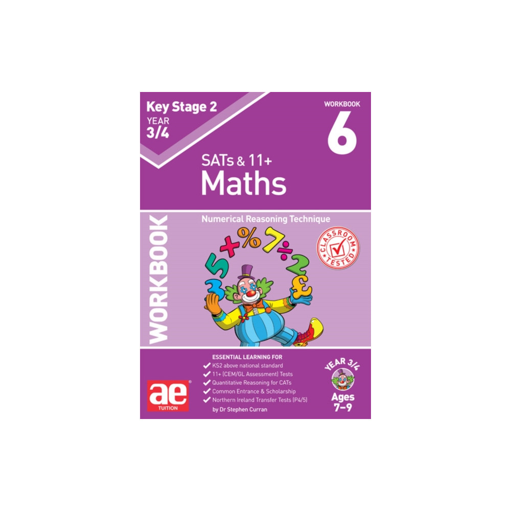Produktbild för KS2 Maths Year 3/4 Workbook 6 (häftad, eng)