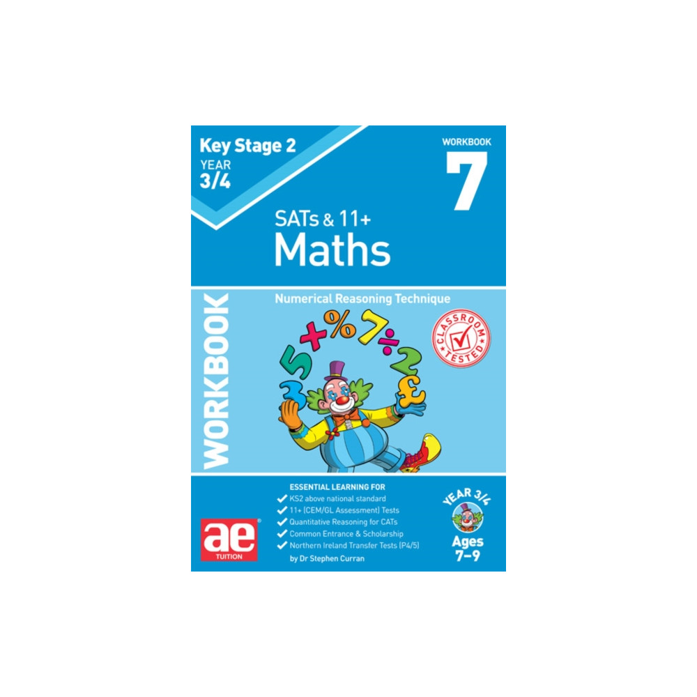 Produktbild för KS2 Maths Year 3/4 Workbook 7 (häftad, eng)