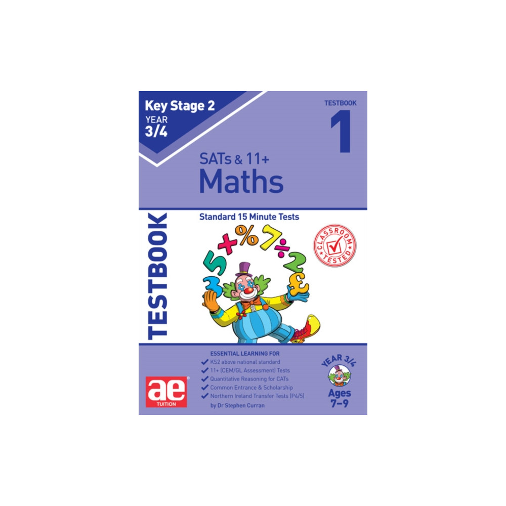 Produktbild för KS2 Maths Year 3/4 Testbook 1 (häftad, eng)