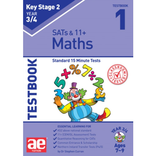 Accelerated Education Publications Ltd KS2 Maths Year 3/4 Testbook 1 (häftad, eng)