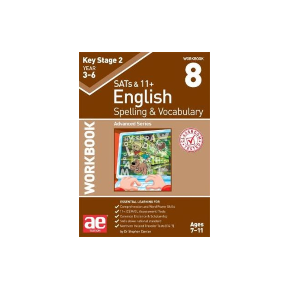 Produktbild för KS2 Spelling & Vocabulary Workbook 8 (häftad, eng)