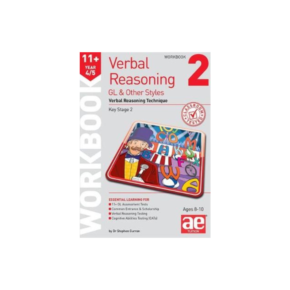 Produktbild för 11+ Verbal Reasoning Year 4/5 GL & Other Styles Workbook 2 (häftad, eng)