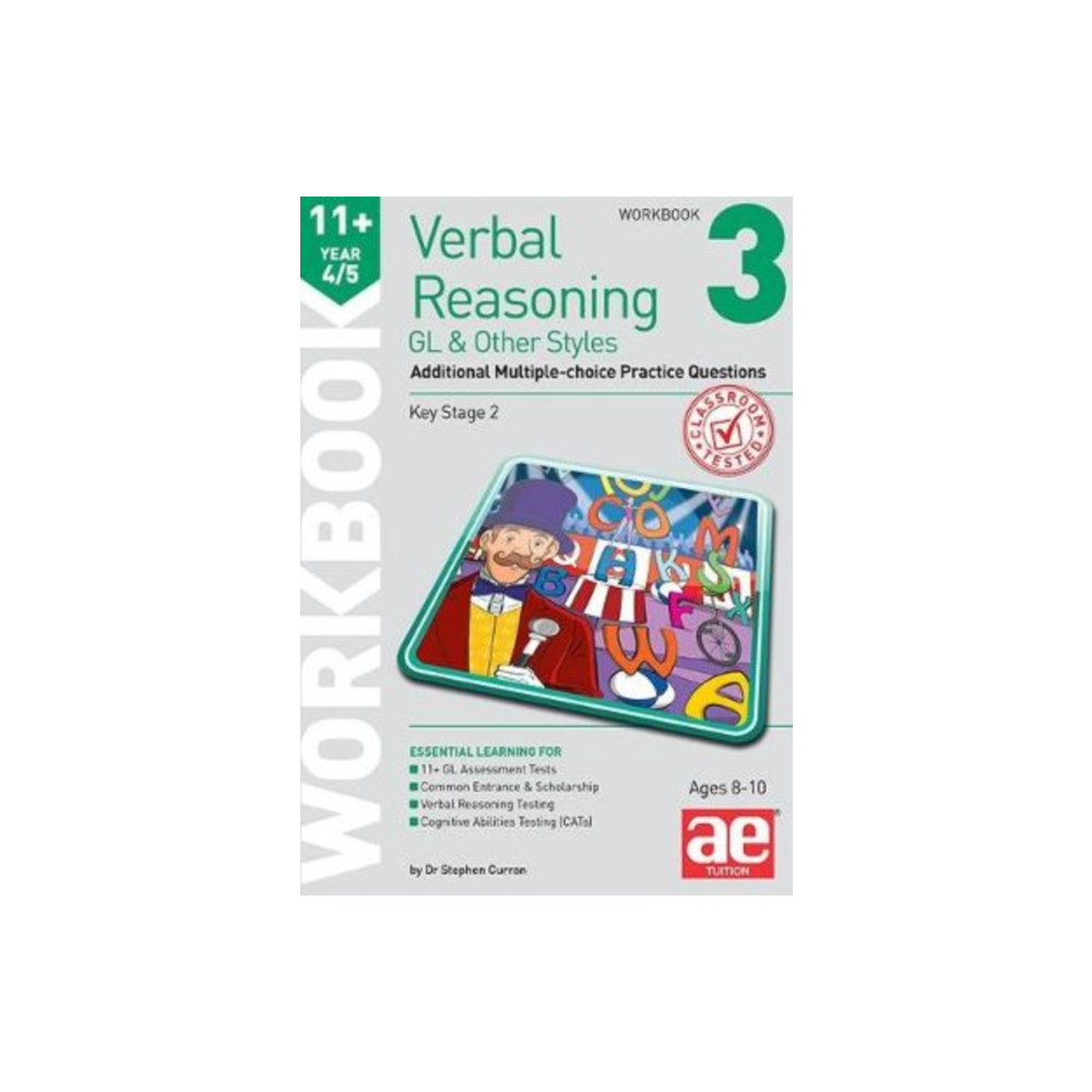 Produktbild för 11+ Verbal Reasoning Year 4/5 GL & Other Styles Workbook 3 (häftad, eng)