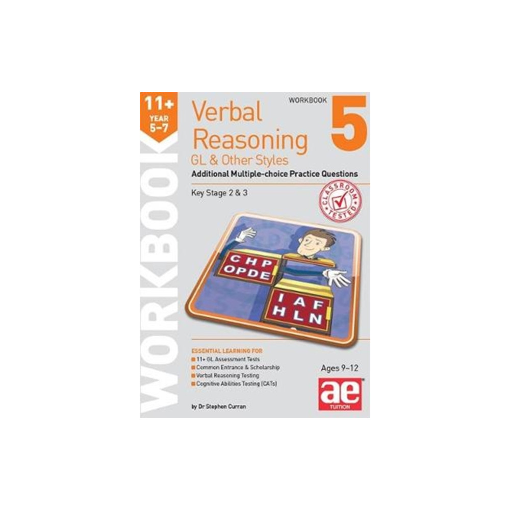 Produktbild för 11+ Verbal Reasoning Year 5-7 GL & Other Styles Workbook 5 (häftad, eng)