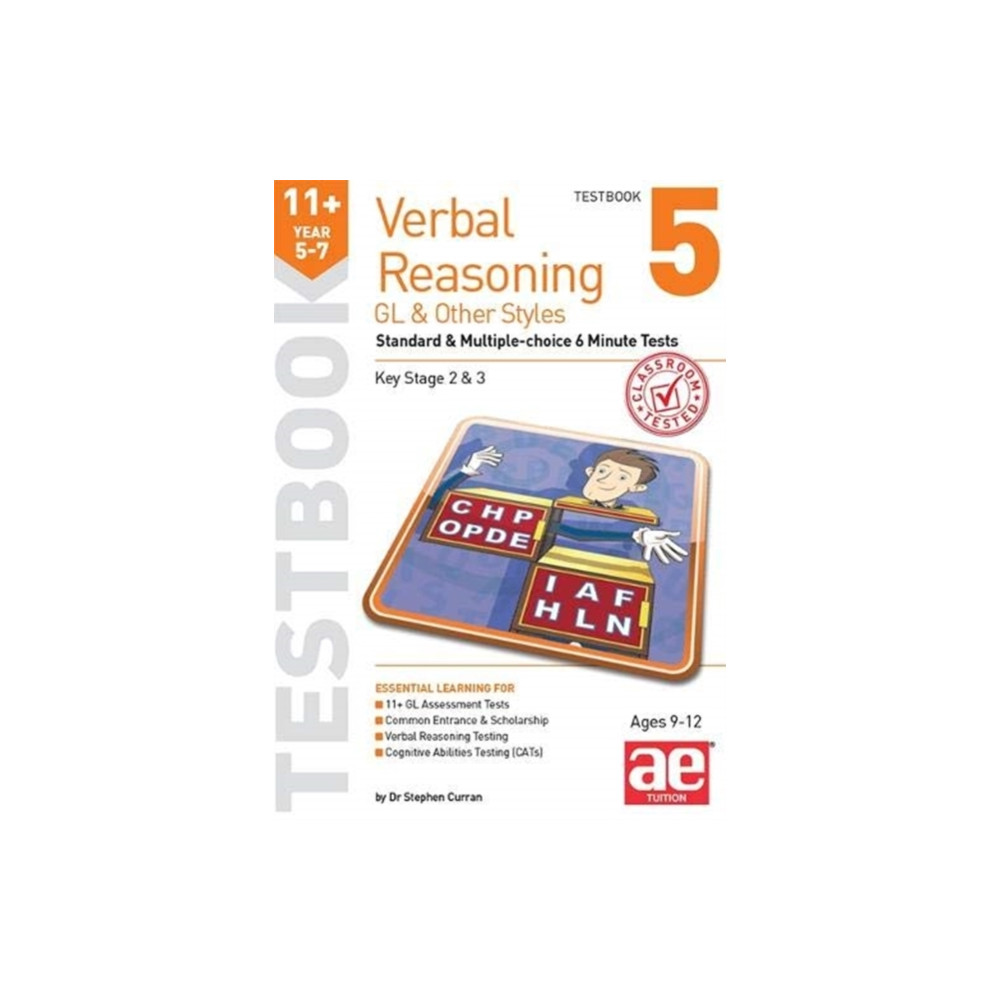 Produktbild för 11+ Verbal Reasoning Year 5-7 GL & Other Styles Testbook 5 (häftad, eng)