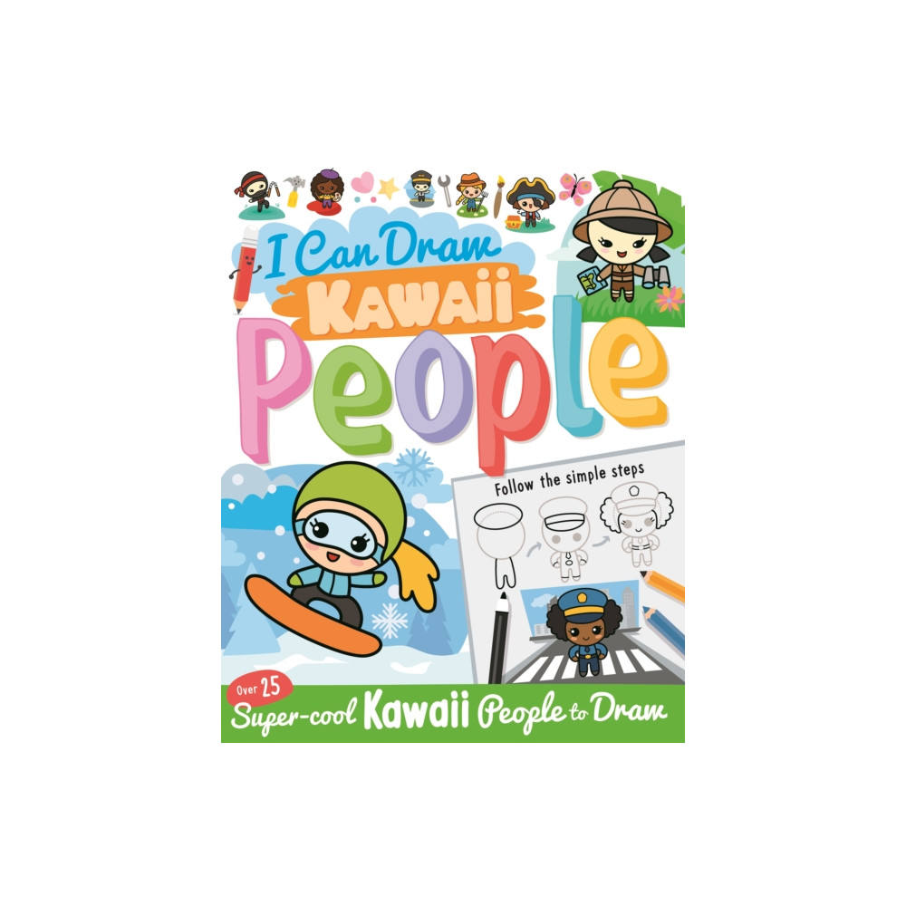 Produktbild för I Can Draw Kawaii People (häftad, eng)