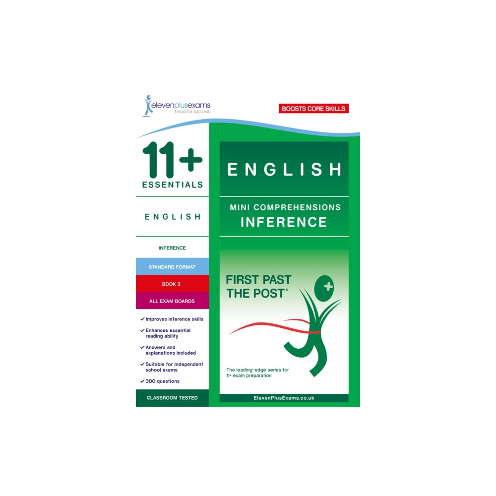 Produktbild för 11+ Essentials English Mini Comprehensions: Inference Book 3 (häftad, eng)