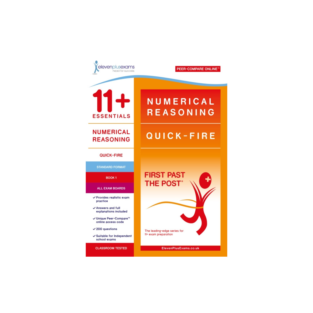 Produktbild för 11+ Essentials Numerical Reasoning: Quick-fire Book 1 (häftad, eng)