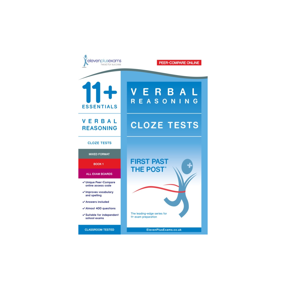 Produktbild för 11+ Essentials Verbal Reasoning: Cloze Tests Book 1 (häftad, eng)