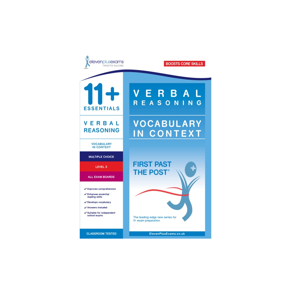 Produktbild för 11+ Essentials Verbal Reasoning: Vocabulary in Context Level 3 (häftad, eng)