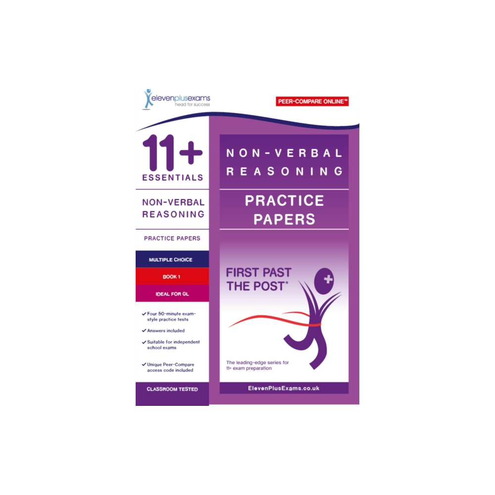 Produktbild för 11+ Essentials Non-verbal Reasoning Practice Papers Book 1 (häftad, eng)