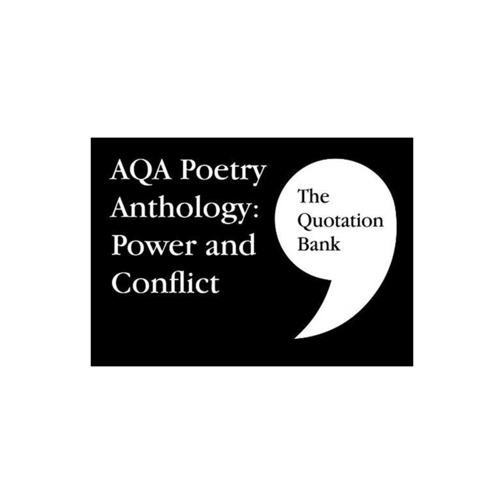 Produktbild för The Quotation Bank: AQA Poetry Anthology - Power and Conflict GCSE Revision and Study Guide for English Literature 9-1 (häftad, eng)