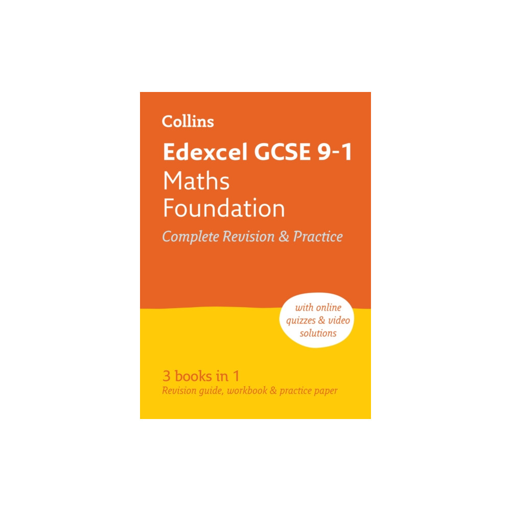 Produktbild för Edexcel GCSE 9-1 Maths Foundation All-in-One Complete Revision and Practice (häftad, eng)