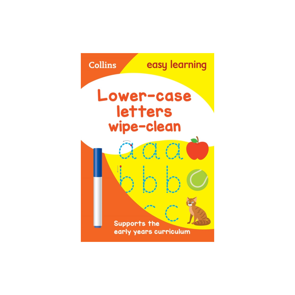 Produktbild för Lower Case Letters Age 3-5 Wipe Clean Activity Book (häftad, eng)
