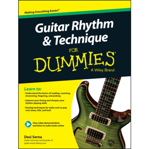 John Wiley & Sons Inc Guitar Rhythm and Techniques For Dummies, Book + Online Video and Audio Instruction (häftad, eng)