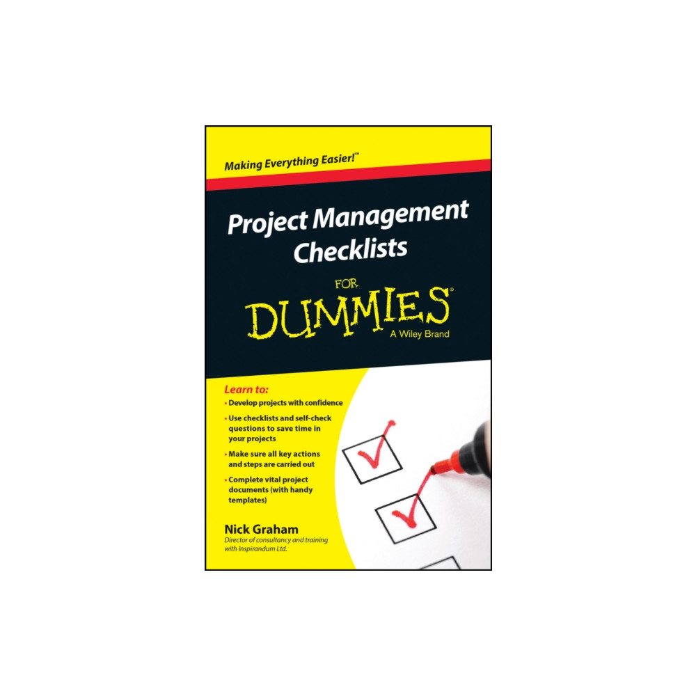 Produktbild för Project Management Checklists For Dummies (häftad, eng)