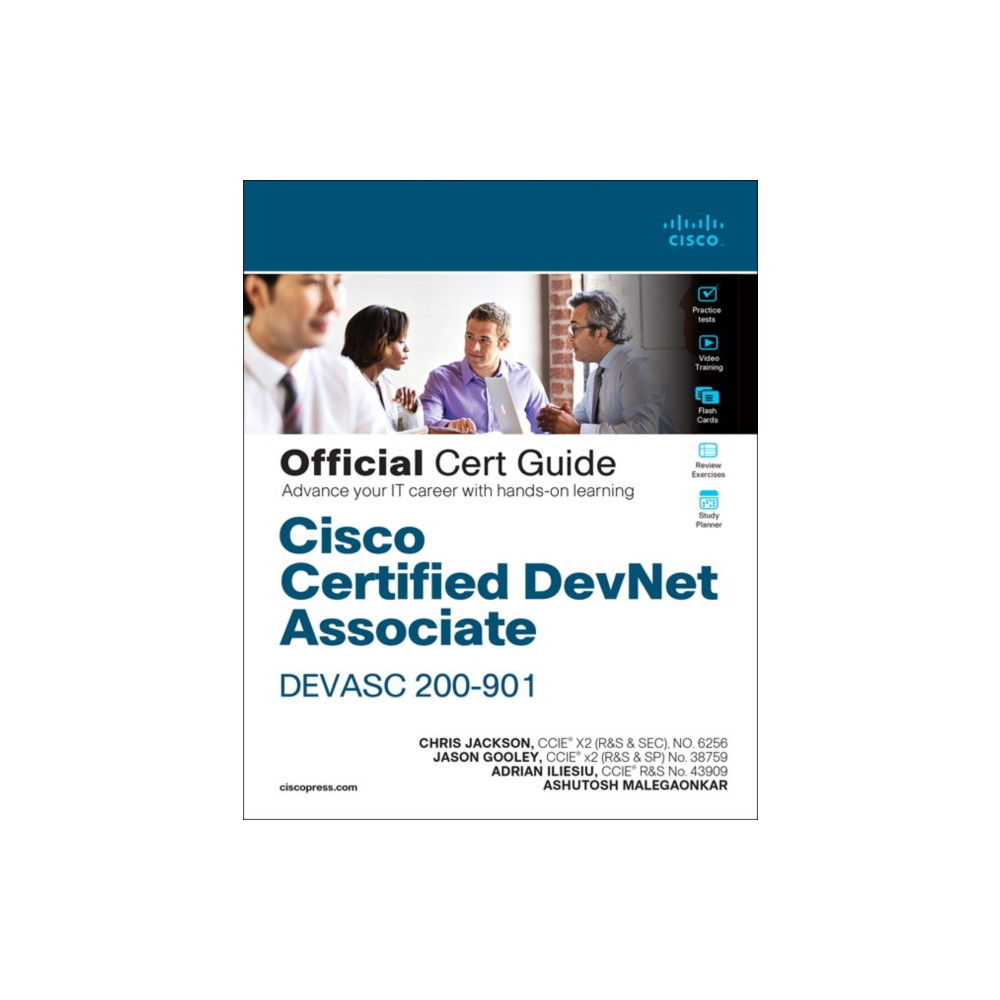 Produktbild för Cisco Certified DevNet Associate DEVASC 200-901 Official Cert Guide (inbunden, eng)