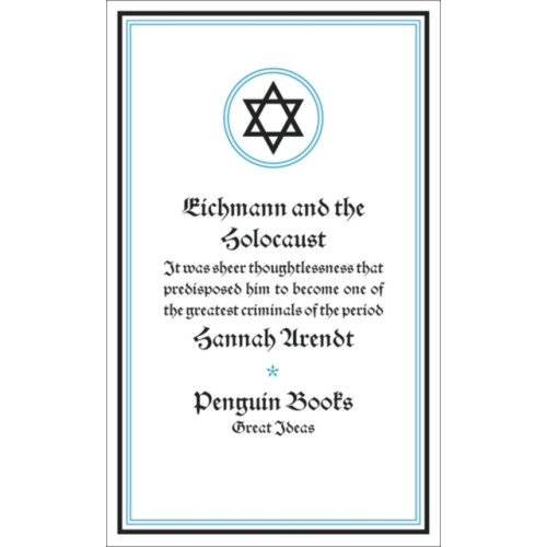 Penguin books ltd Eichmann and the Holocaust (häftad, eng)