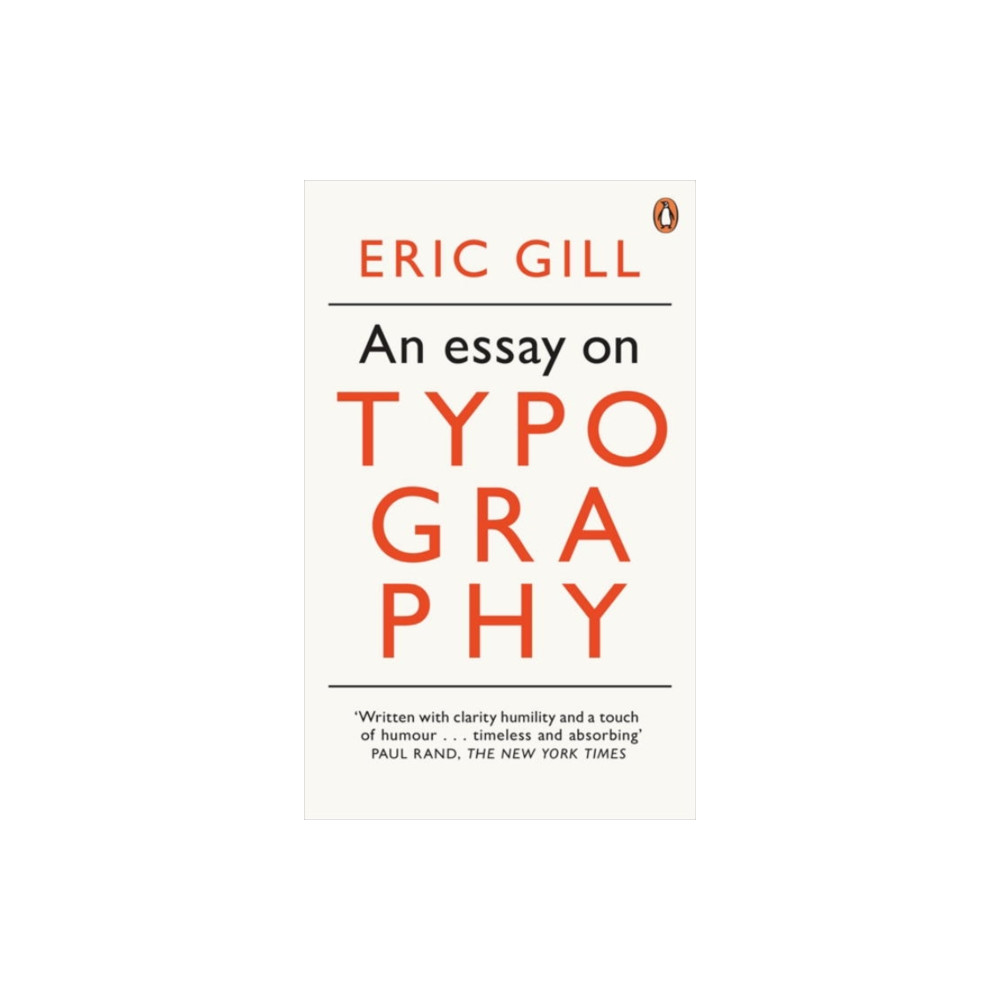 Produktbild för An Essay on Typography (häftad, eng)